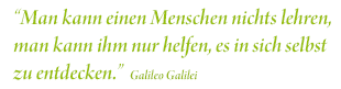 Zitat Galileo Galilei